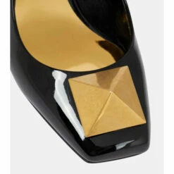 Valentino Garavani Maxi Stud Patent Leather Slingback Pumps -Valentino Garavani Sales unnamed file 1874