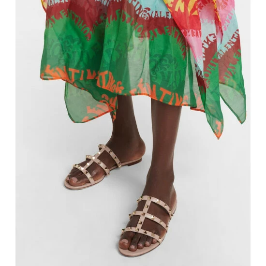 Valentino Garavani Rockstud Leather Sandals 5 Valentino Garavani Rockstud Leather Sandals - Image 3