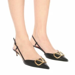 Valentino Garavani VLOGO Leather Slingback Pumps 8 Valentino Garavani VLOGO Leather Slingback Pumps -Valentino Garavani Sales unnamed file 1915