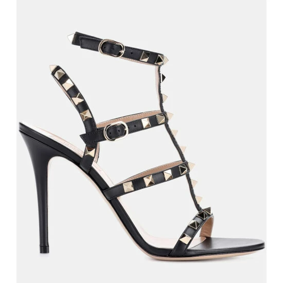 Valentino Garavani Rockstud Leather Sandals 6 Valentino Garavani Rockstud Leather Sandals - Image 4