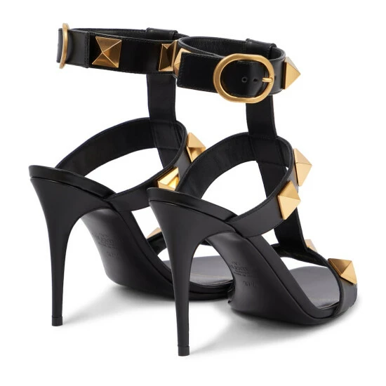 Valentino Garavani Roman Stud Leather Sandals 4 Valentino Garavani Roman Stud Leather Sandals - Image 2
