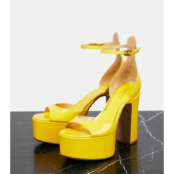 Valentino Garavani VLogo Signature Patent Leather Platform Sandals 10 Valentino Garavani VLogo Signature Patent Leather Platform Sandals -Valentino Garavani Sales unnamed file 196