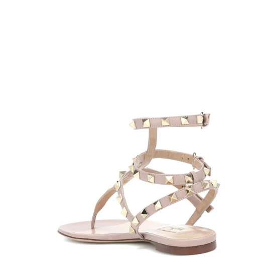 Valentino Garavani Rockstud Leather Sandals 4 Valentino Garavani Rockstud Leather Sandals - Image 2