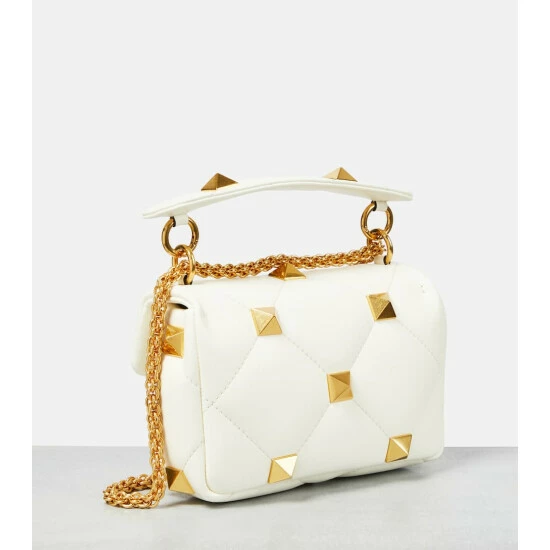 Valentino Garavani Roman Stud Small Leather Shoulder Bag 4 Valentino Garavani Roman Stud Small Leather Shoulder Bag - Image 3