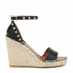 Valentino Garavani Rockstud Leather Wedge Espadrilles -Valentino Garavani Sales unnamed file 2002