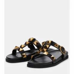 Valentino Garavani Roman Stud Leather Slides -Valentino Garavani Sales unnamed file 2020