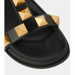 Valentino Garavani Roman Stud Leather Slides -Valentino Garavani Sales unnamed file 2021