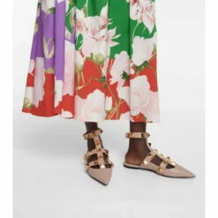 Valentino Garavani Roman Stud Leather Slippers -Valentino Garavani Sales unnamed file 2029