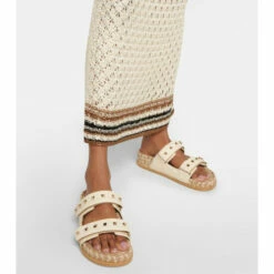 Valentino Garavani Rockstud Leather Espadrille Sandals -Valentino Garavani Sales unnamed file 203