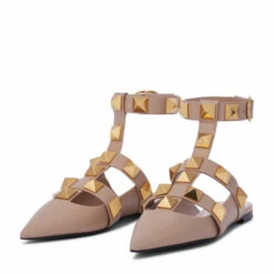 Valentino Garavani Roman Stud Leather Slippers -Valentino Garavani Sales unnamed file 2030