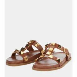 Valentino Garavani Roman Stud Leather Slides -Valentino Garavani Sales unnamed file 2046