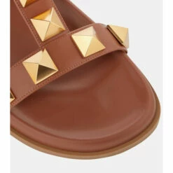 Valentino Garavani Roman Stud Leather Slides -Valentino Garavani Sales unnamed file 2047