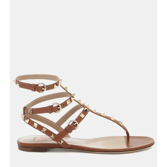 Valentino Garavani Rockstud Leather Sandals 5 Valentino Garavani Rockstud Leather Sandals - Image 3