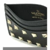 Valentino Garavani Rockstud Leather Card Holder