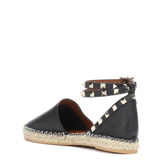 Valentino Garavani Rockstud Double Leather Espadrilles 4 Valentino Garavani Rockstud Double Leather Espadrilles - Image 2