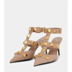 Valentino Garavani Roman Stud Leather Mules -Valentino Garavani Sales unnamed file 2124