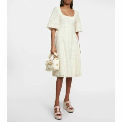 Valentino Garavani Rockstud Leather Wedge Espadrilles