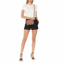 Valentino Garavani Rockstud Double Leather Wedge Espadrilles