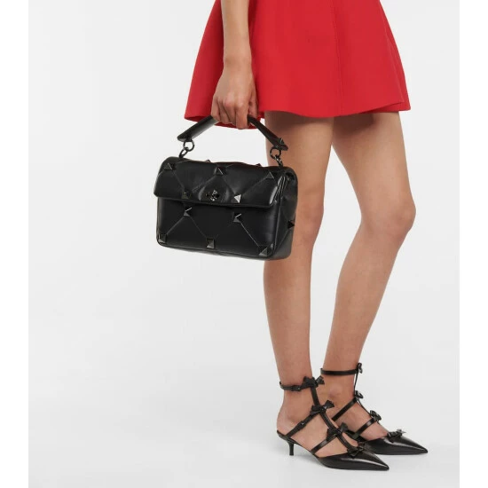 Valentino Garavani Roman Stud Large Leather Shoulder Bag 3 Valentino Garavani Roman Stud Large Leather Shoulder Bag
