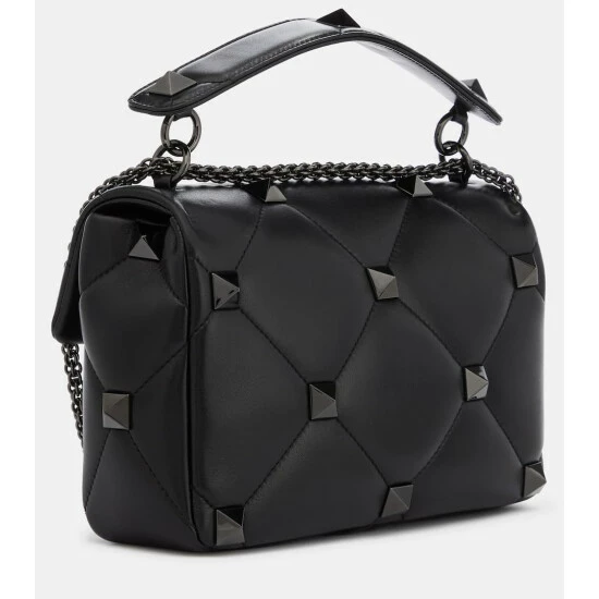 Valentino Garavani Roman Stud Large Leather Shoulder Bag 5 Valentino Garavani Roman Stud Large Leather Shoulder Bag - Image 3