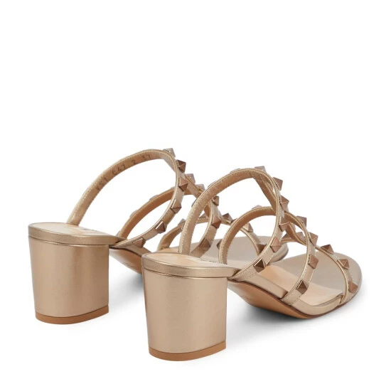 Valentino Garavani Rockstud Leather Sandals 4 Valentino Garavani Rockstud Leather Sandals - Image 2