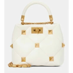 Valentino Garavani Roman Stud Small Leather Tote -Valentino Garavani Sales unnamed file 2329