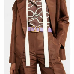 Valentino Garavani VLogo Reversible Leather Belt