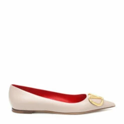 Valentino Garavani VLOGO Leather Ballet Flats -Valentino Garavani Sales unnamed file 2390