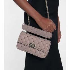 Valentino Garavani Rockstud Spike Small Leather Shoulder Bag