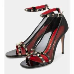 Valentino Garavani Rockstud Patent Leather Sandals -Valentino Garavani Sales unnamed file 2449
