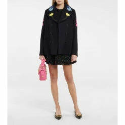 Valentino Garavani VLogo Leather Ballet Flats