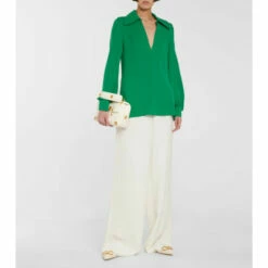 Valentino Garavani VLogo Leather Ballet Flats