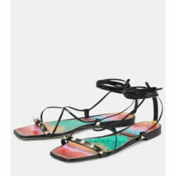 Valentino Garavani Rockstud Leather Sandals -Valentino Garavani Sales unnamed file 2473