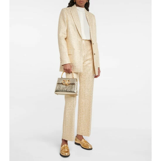 Valentino Garavani VSling Micro Metallic Leather Tote Bag 6 Valentino Garavani VSling Micro Metallic Leather Tote Bag - Image 4