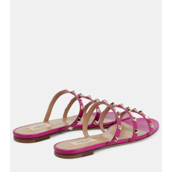 Valentino Garavani Rockstud Leather Sandals 4 Valentino Garavani Rockstud Leather Sandals - Image 2