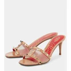 Valentino Garavani Rockstud Patent Leather Sandals -Valentino Garavani Sales unnamed file 2587
