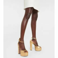 Valentino Garavani Tan-Go Metallic Leather Platform Sandals -Valentino Garavani Sales unnamed file 2601