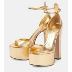 Valentino Garavani Tan-Go Metallic Leather Platform Sandals -Valentino Garavani Sales unnamed file 2602