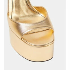 Valentino Garavani Tan-Go Metallic Leather Platform Sandals -Valentino Garavani Sales unnamed file 2603