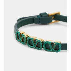 Valentino Garavani VLogo Embellished Leather Bracelet -Valentino Garavani Sales unnamed file 2606