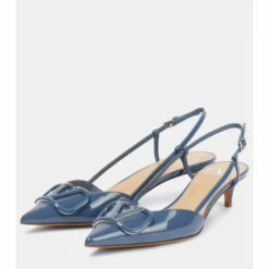 Valentino Garavani VLogo Patent Leather Slingback Pumps 10 Valentino Garavani VLogo Patent Leather Slingback Pumps -Valentino Garavani Sales unnamed file 2610