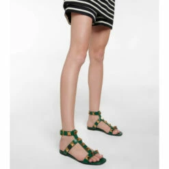 Valentino Garavani Roman Stud Leather Sandals -Valentino Garavani Sales unnamed file 2622