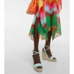 Valentino Garavani Rockstud Leather Wedge Sandals -Valentino Garavani Sales unnamed file 2668