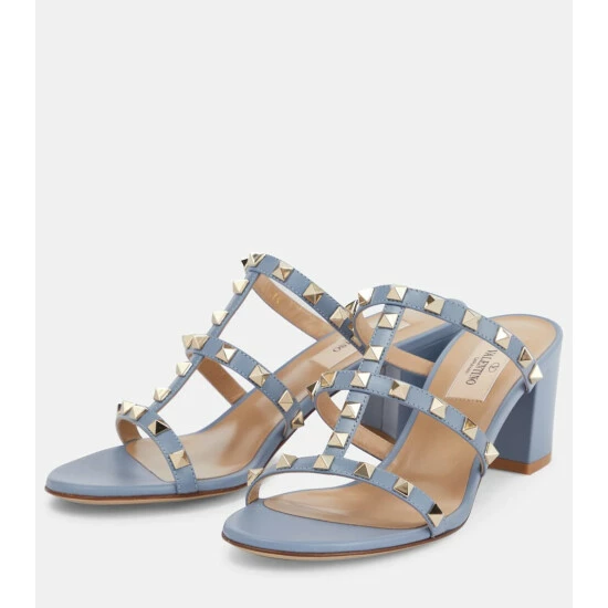 Valentino Garavani Rockstud 60 Leather Sandals 6 Valentino Garavani Rockstud 60 Leather Sandals - Image 4