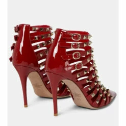 Valentino Garavani Rockstud Alcove Patent Leather Ankle Boots 8 Valentino Garavani Rockstud Alcove Patent Leather Ankle Boots -Valentino Garavani Sales unnamed file 2682