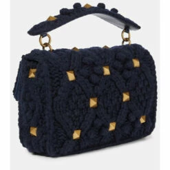 Valentino Garavani Roman Stud Large Crocheted Shoulder Bag 8 Valentino Garavani Roman Stud Large Crocheted Shoulder Bag -Valentino Garavani Sales unnamed file 2696