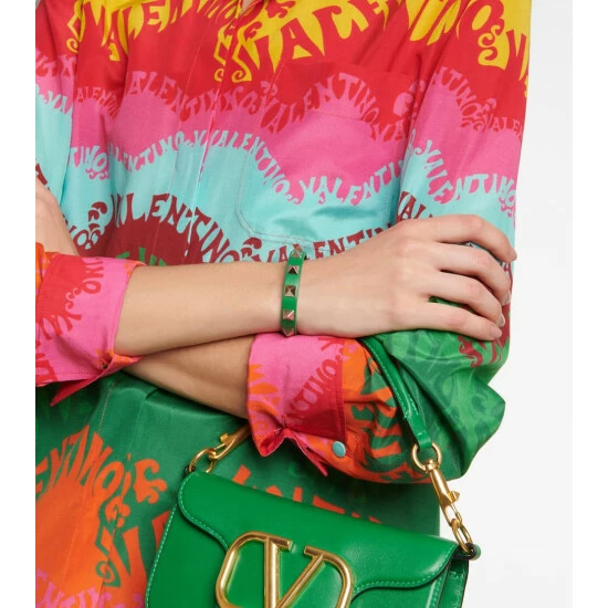 Valentino Garavani Rockstud Leather Bracelet 4 Valentino Garavani Rockstud Leather Bracelet - Image 2