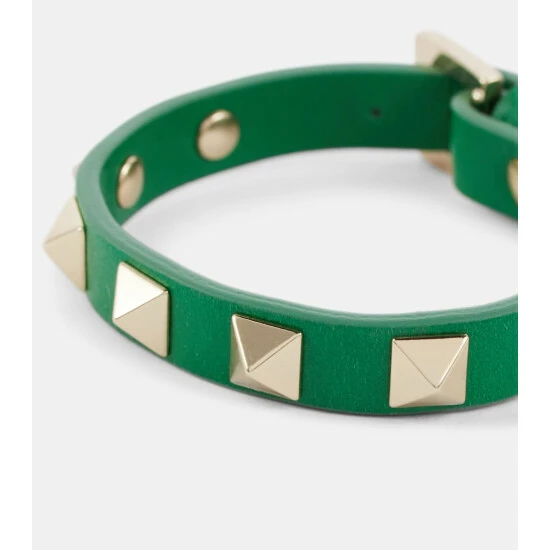 Valentino Garavani Rockstud Leather Bracelet 5 Valentino Garavani Rockstud Leather Bracelet - Image 3