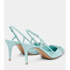 Valentino Garavani VLogo Leather Slingback Pumps -Valentino Garavani Sales unnamed file 2717