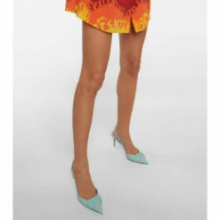 Valentino Garavani VLogo Leather Slingback Pumps -Valentino Garavani Sales unnamed file 2718